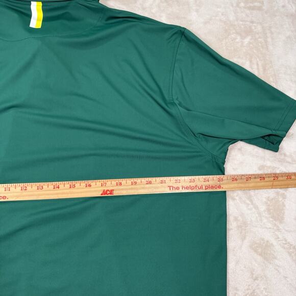 Rhoback Polo Shirt Mens Size XXL 2XL Green Embroidered Golf Performance - Picture 6 of 8